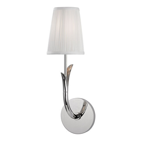 Deering 1 Light 4.75 inch Polished Nickel Wall Sconce Wall Light