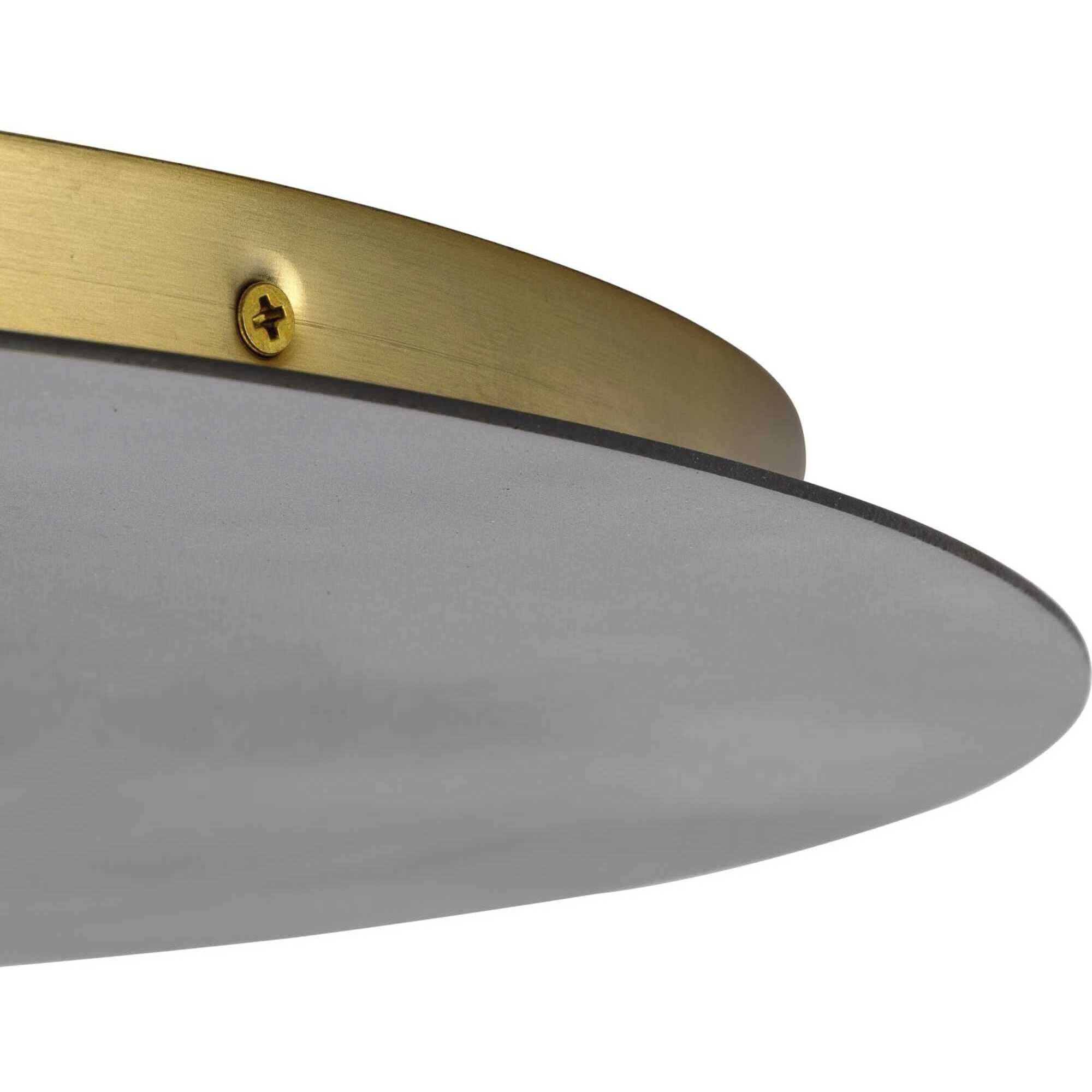 Trimble 3 Light 18 inch Brushed Bronze Flush Mount Ceiling Light, Design Series