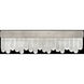 Lior 12 Light 27.6 inch Silver Bath Vanity Light Wall Light