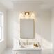 Blair 3 Light 25.5 inch Warm Brass Bath Wall Light