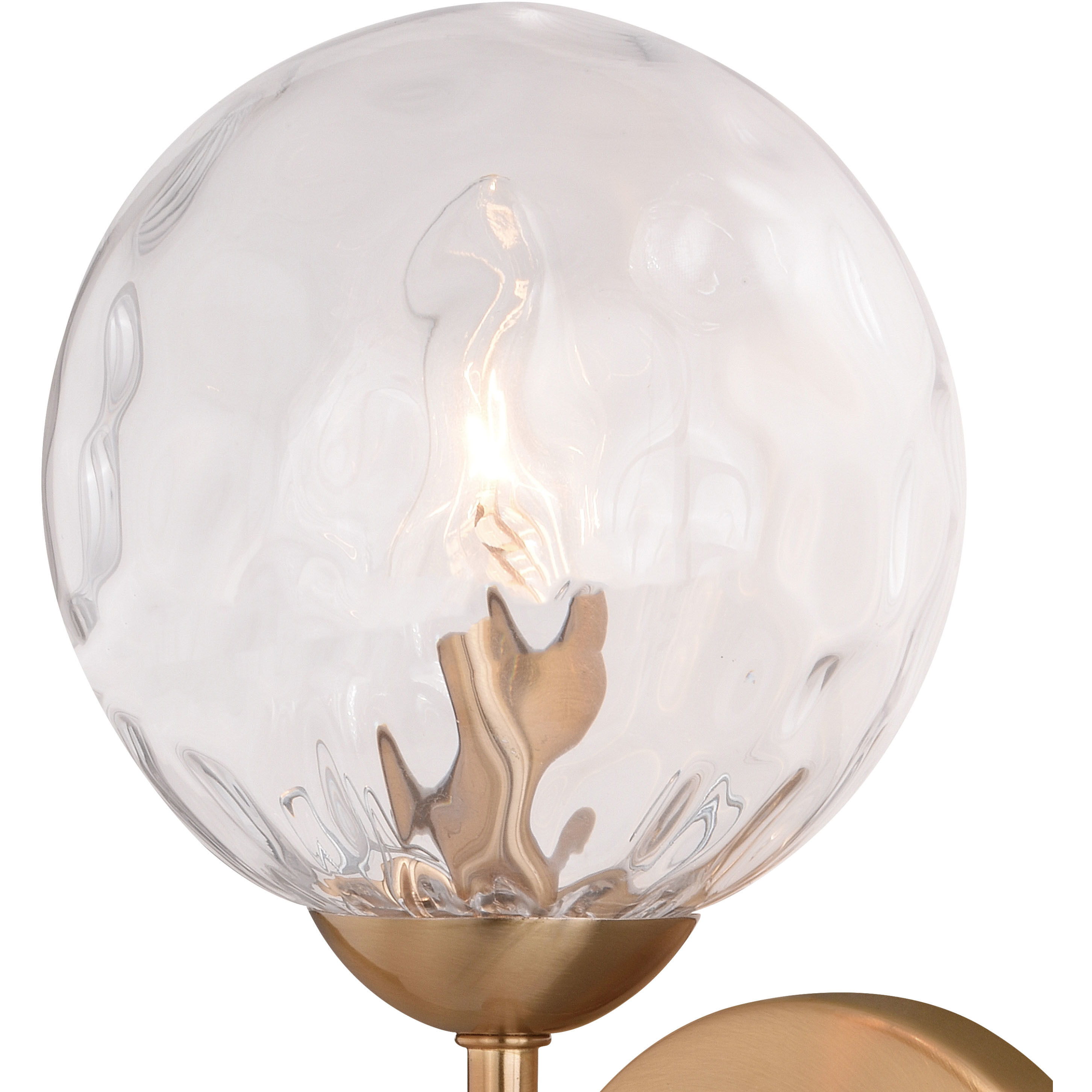 Olson LED 6 inch Natural Brass Wall Light