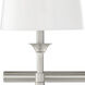 Palmer 3 Light 22.99 inch Brushed Polished Nickel Vanity Light Wall Light