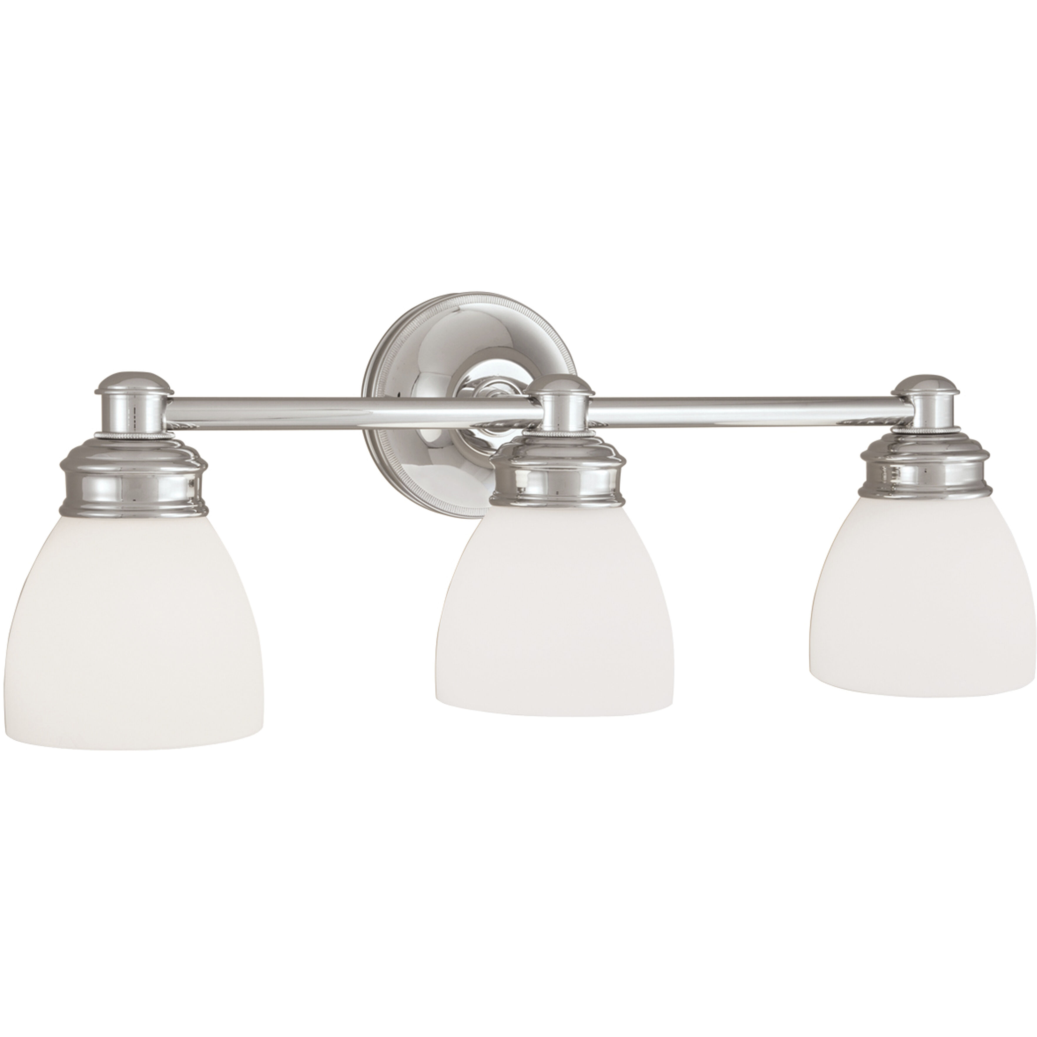 Spencer 3 Light 21.5 inch Chrome Vanity Light Wall Light