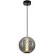 Celeste LED 11.8 inch Gunmetal Pendant Ceiling Light in Smoke Ombre