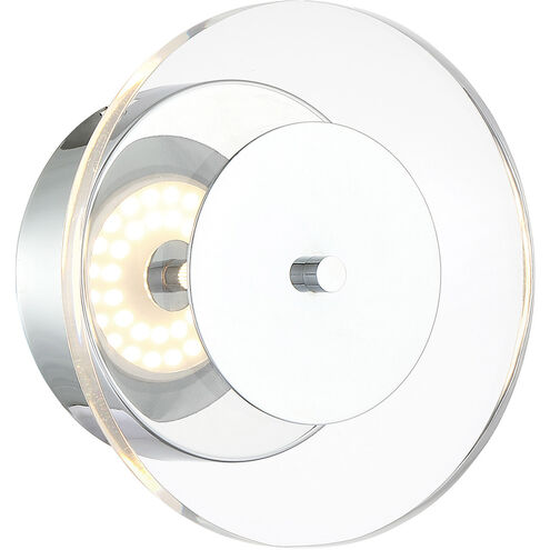 Otoniel LED 7 inch Chrome Wall Sconce Wall Light