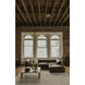 Luxe Black Corner Chair
