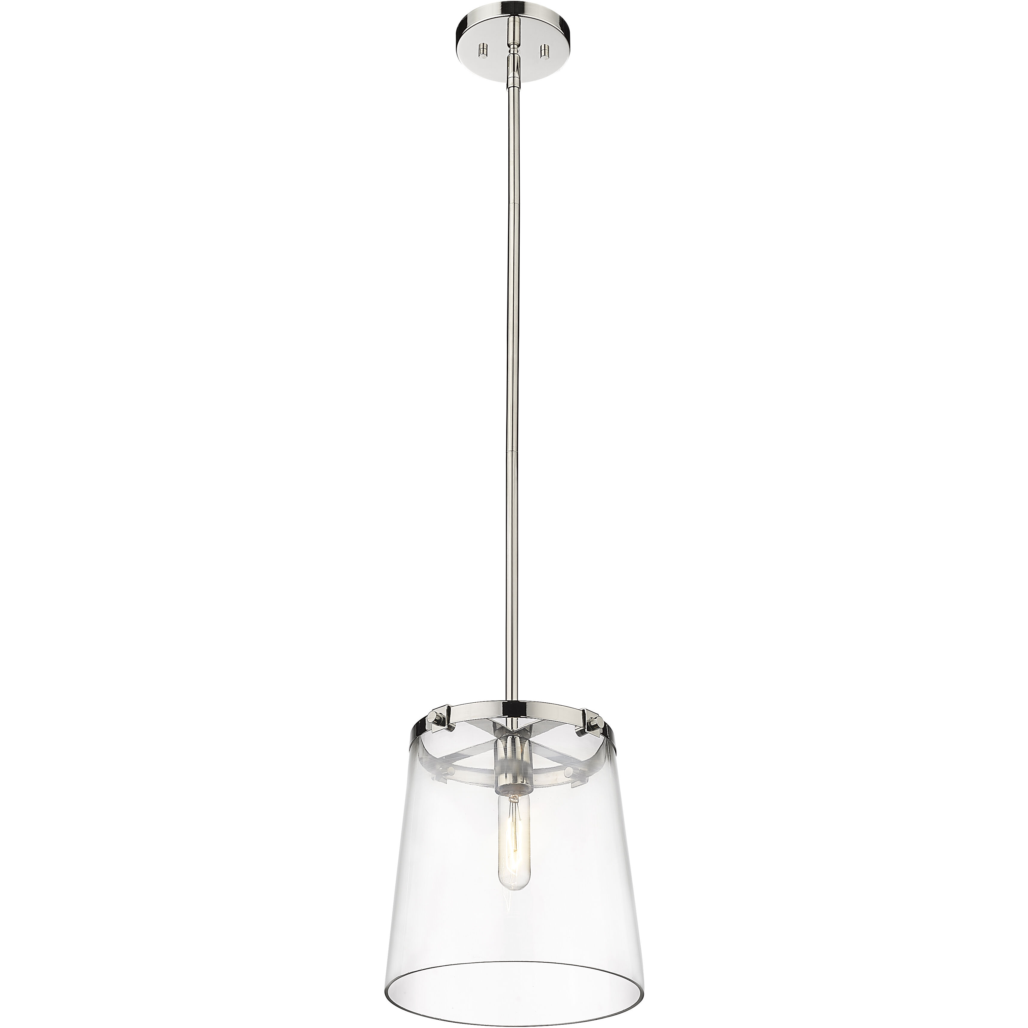 Callista 1 Light 10 inch Polished Nickel Pendant Ceiling Light