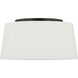 Richard June Hale 3 Light 18 inch Aged Iron Flush Mount Ceiling Light in Standard