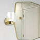 Nadine LED 4.75 inch Aged Brass Wall Sconce Wall Light