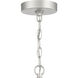 Hailie 6 Light 26 inch Satin Nickel Chandelier Ceiling Light