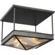 Cairo 4 Light 19 inch Urban Bronze Semi Flush Mount Ceiling Light