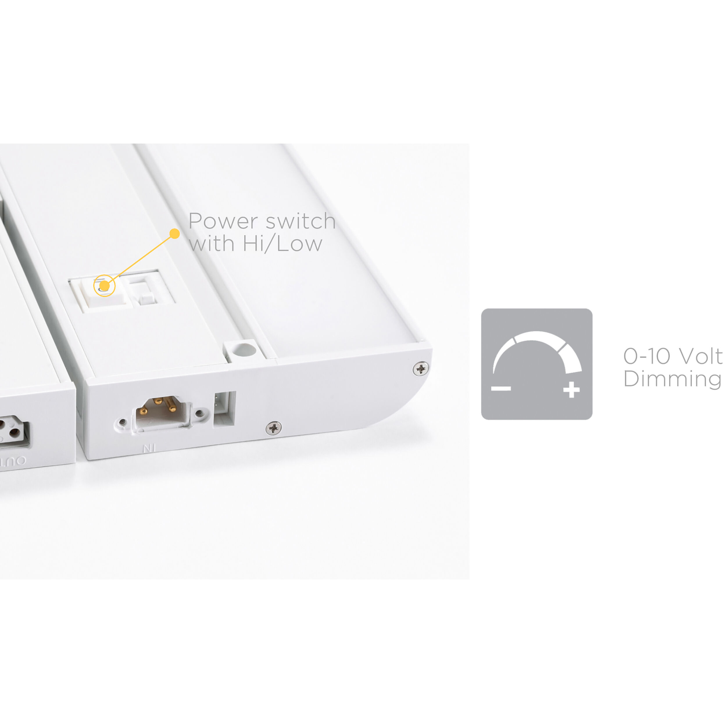 Riley 120-277 LED 9 inch White Undercabinet Light