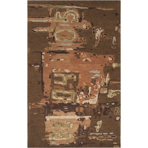 Rant 156 X 108 inch Camel, Dark Brown, Burnt Orange Rug