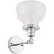 Lyle 1 Light 8 inch Chrome Wall sconce Wall Light