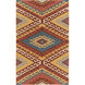 Wanderer 72 X 48 inch Brown and Pink Area Rug, Wool