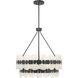 Bancroft 5 Light 24 inch Matte Black Chandelier Ceiling Light