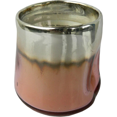Metallic Accent 4.3 X 4 inch Candle in Pink
