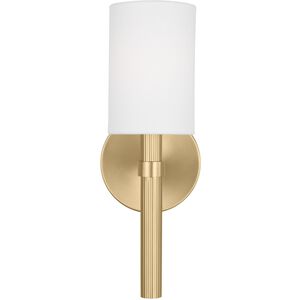 Drew & Jonathan Scott Manor 1 Light 6 inch Satin Brass Sconce Wall Light