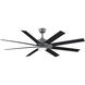 Levon Custom 1 Light Galvanized Fan Light Kit