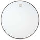 Hanging 36 X 36 inch Polished Nickel Mirror, Circular