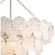 Yep Cascada Pendant Ceiling Light in Cirrus Cloud Glass, 3 Tier
