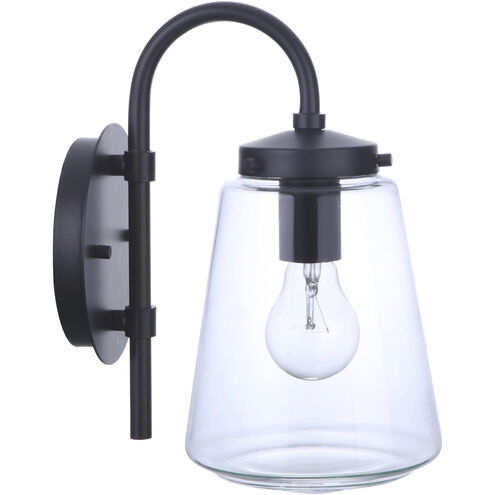 Laclede 1 Light 12 inch Midnight Outdoor Wall Mount, Small