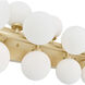Arya LED 8 inch Satin Gold Wall Light