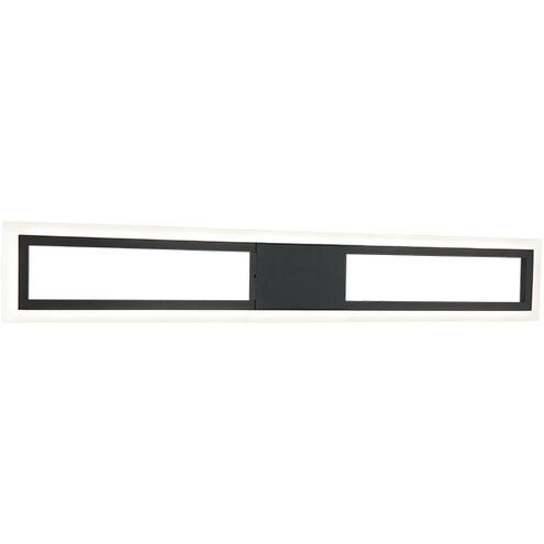 Valance Wall Sconce Wall Light in Matte Black