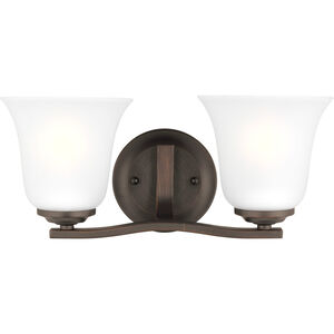 Emmons 2 Light 14.63 inch Bathroom Vanity Light