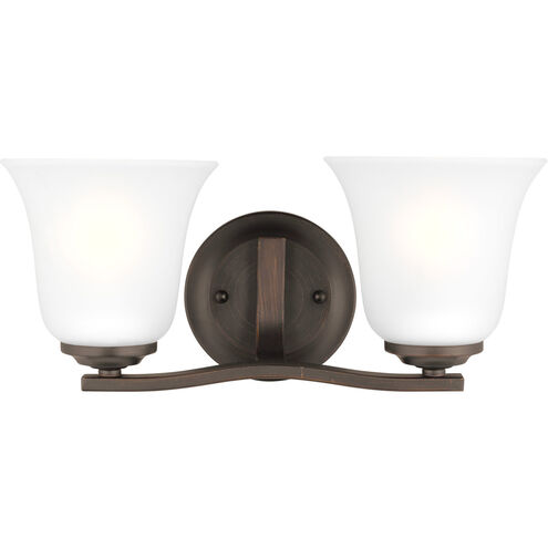 Emmons 2 Light 14.63 inch Bathroom Vanity Light