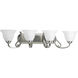 Torino 4 Light 34 inch Brushed Nickel Bath Vanity Wall Light