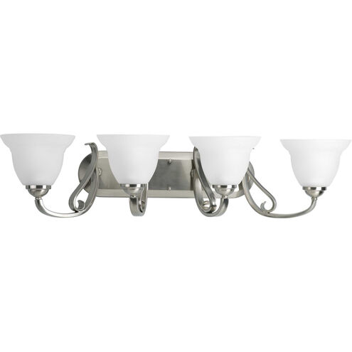 Torino 4 Light 34 inch Brushed Nickel Bath Vanity Wall Light