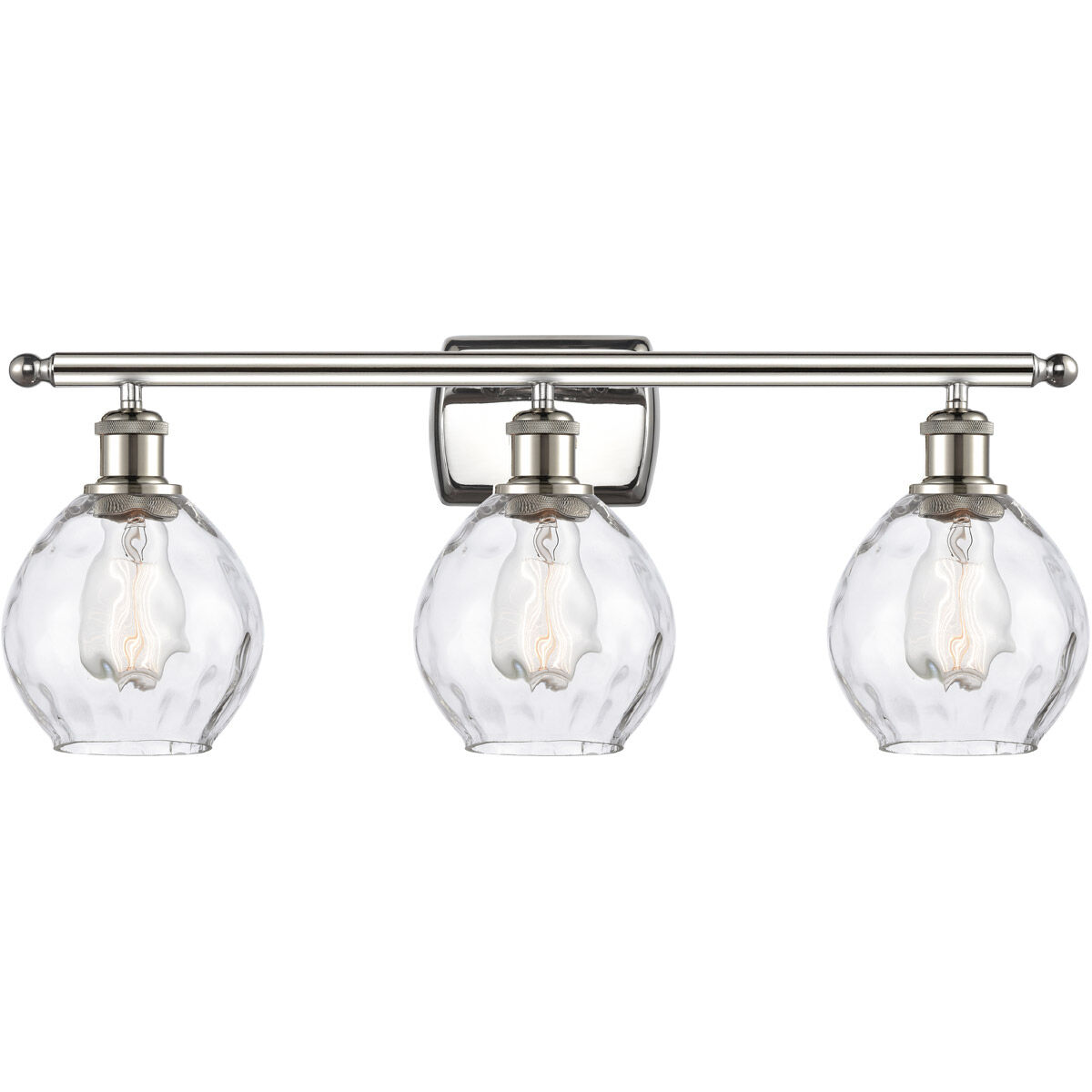 Ballston Small Waverly LED 26 inch Polished Nickel Bath Vanity Light Wall Light, Ballston
