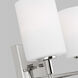 Oak Moore 4 Light 33.88 inch Chrome Bath Vanity Wall Light