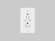 1G Duplex 125 White Outlet, GFCI