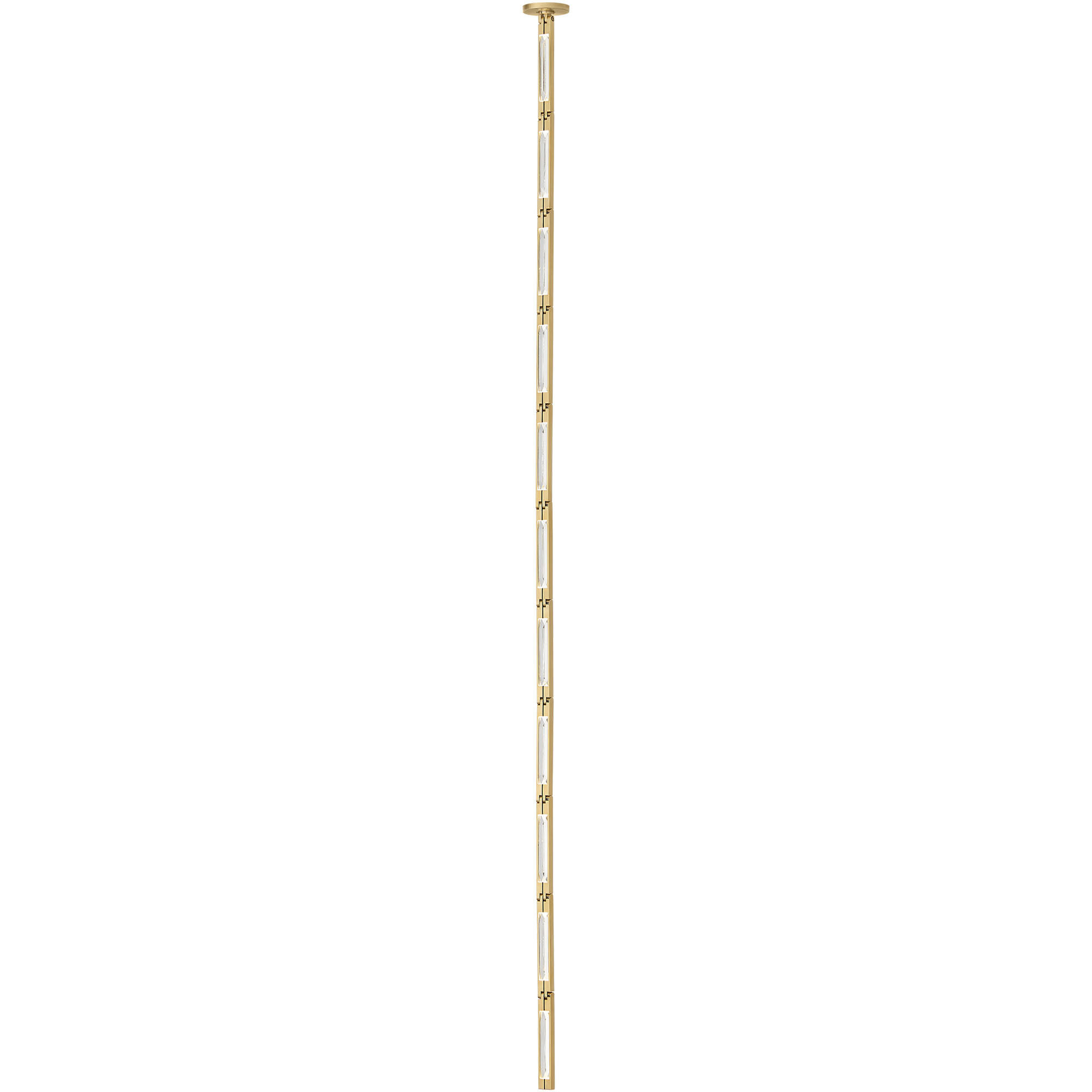 Sean Lavin Catena LED 0.8 inch Hand Rubbed Antique Brass Pendant Ceiling Light in 3000K, Remote 277V