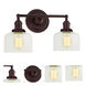 Soho 2 Light 16 inch Oil Rubbed Bronze Bathroom Wall Sconce Wall Light