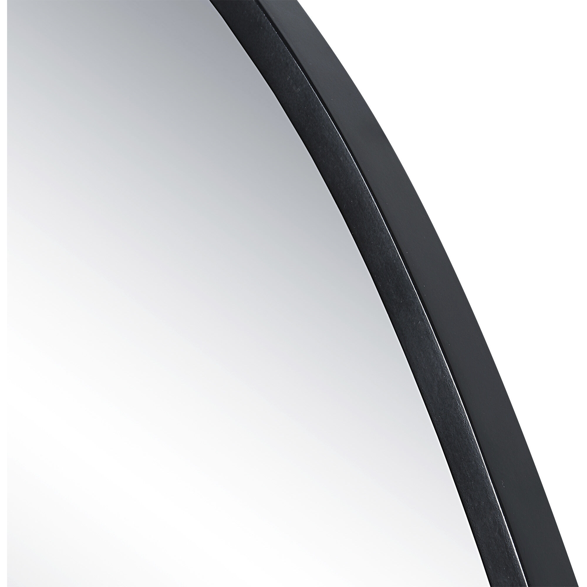 Bozeman 42 X 30 inch Clear and Matte Black Wall Mirror