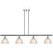 Ballston Arietta 4 Light 48 inch Polished Chrome Island Light Ceiling Light, Ballston