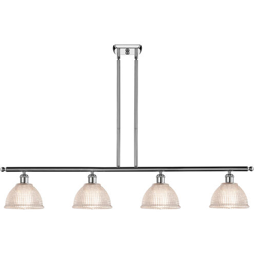 Ballston Arietta 4 Light 48 inch Polished Chrome Island Light Ceiling Light, Ballston