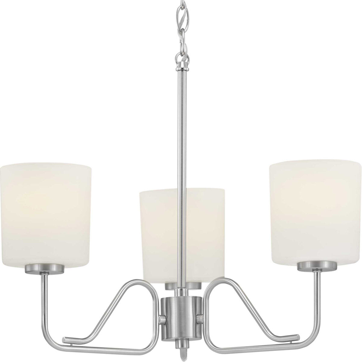 Tobin 3 Light 22.38 inch Brushed Nickel Chandelier Ceiling Light