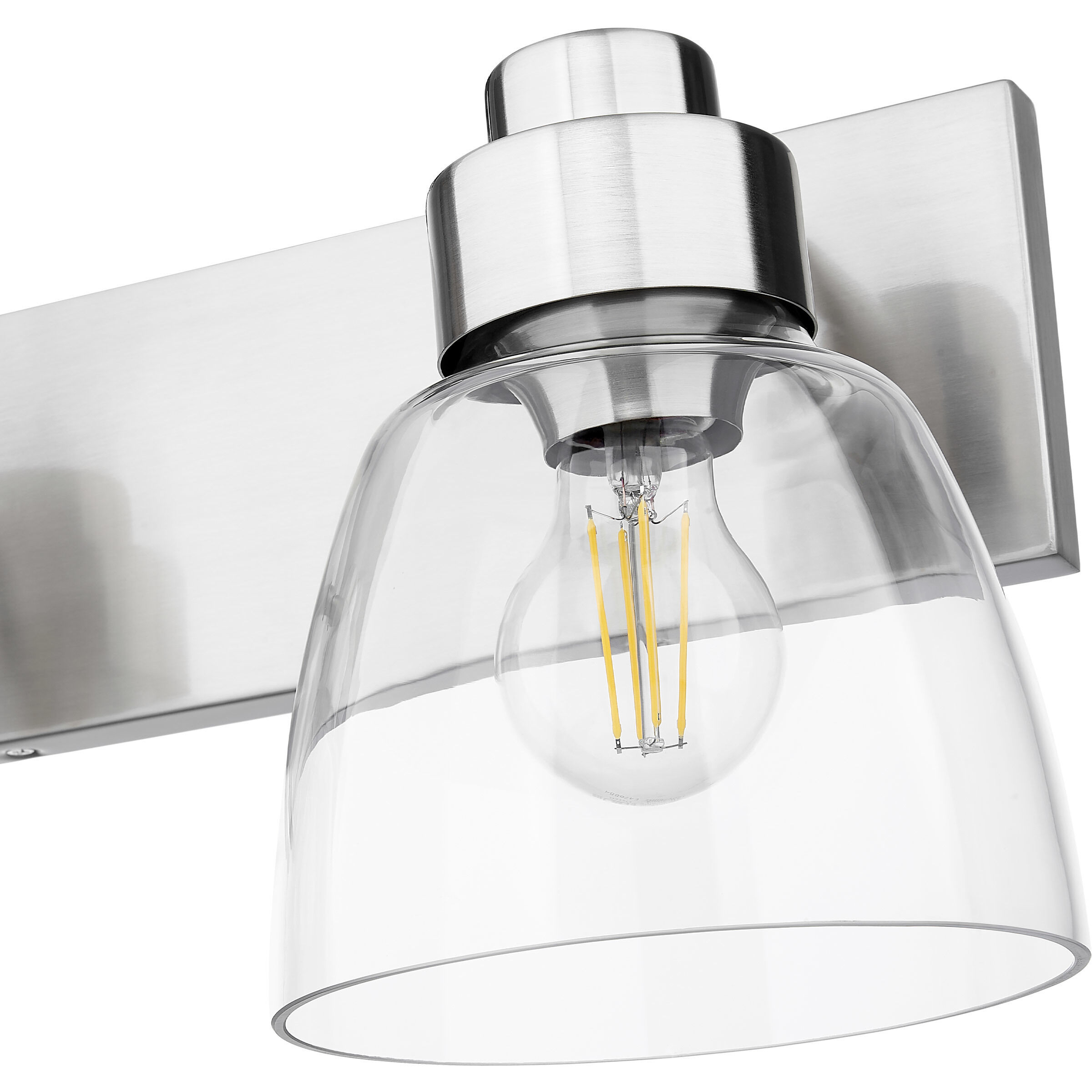 Remy Vanity Wall Light in Pewter