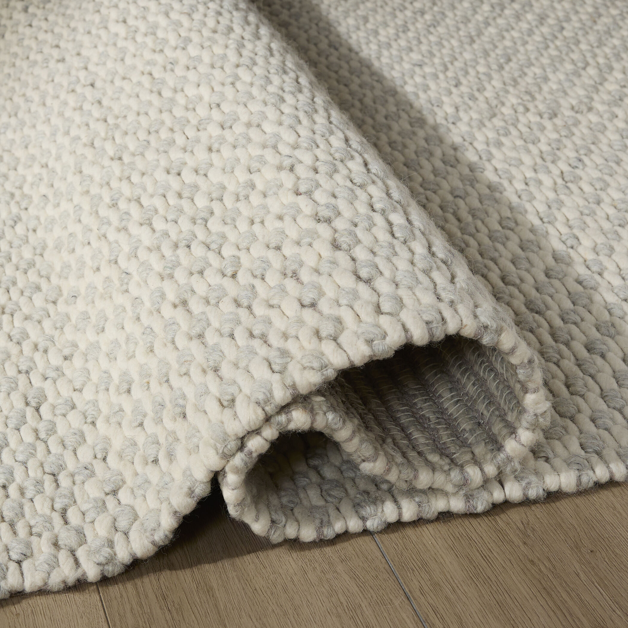 Natural Luxe Ivory and Blue Indoor Rug