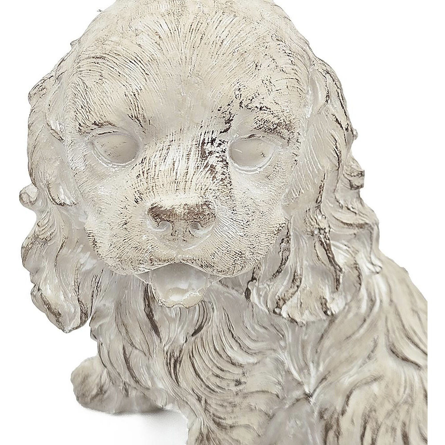 Sitting Cocker Spaniel Beige Figurine