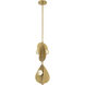 Pod LED 8.25 inch Legacy Brass Pendant Ceiling Light