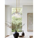 Lunelle 3 Light 52 inch Modern Gold Linear Chandelier Ceiling Light
