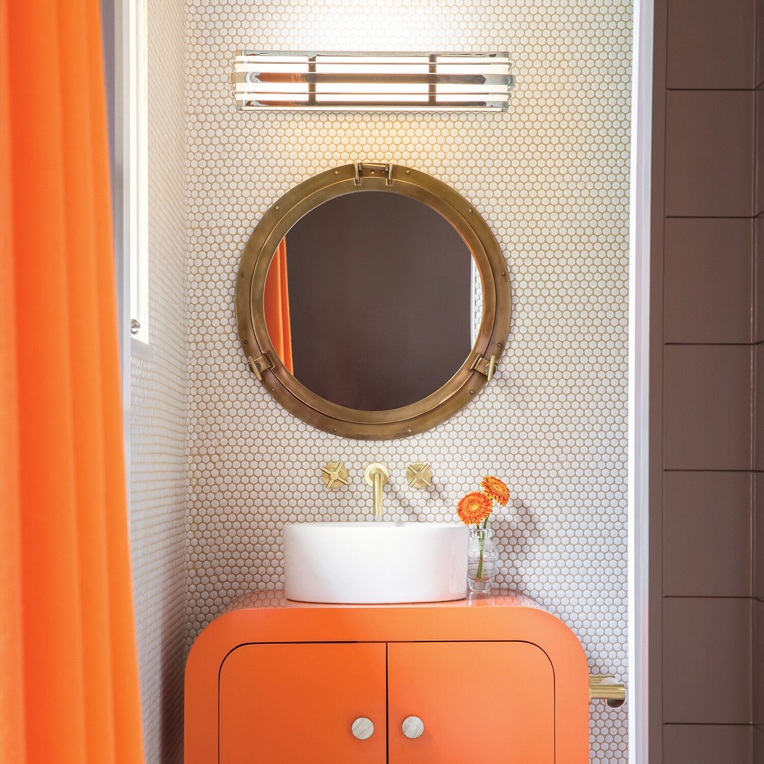 Winton 4 Light 26.25 inch Chrome Vanity Light Wall Light