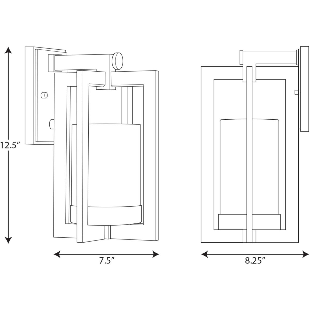 Janssen 1 Light 13 inch Oil Rubbed Bronze Outdoor Wall Lantern, Small, Design Series
