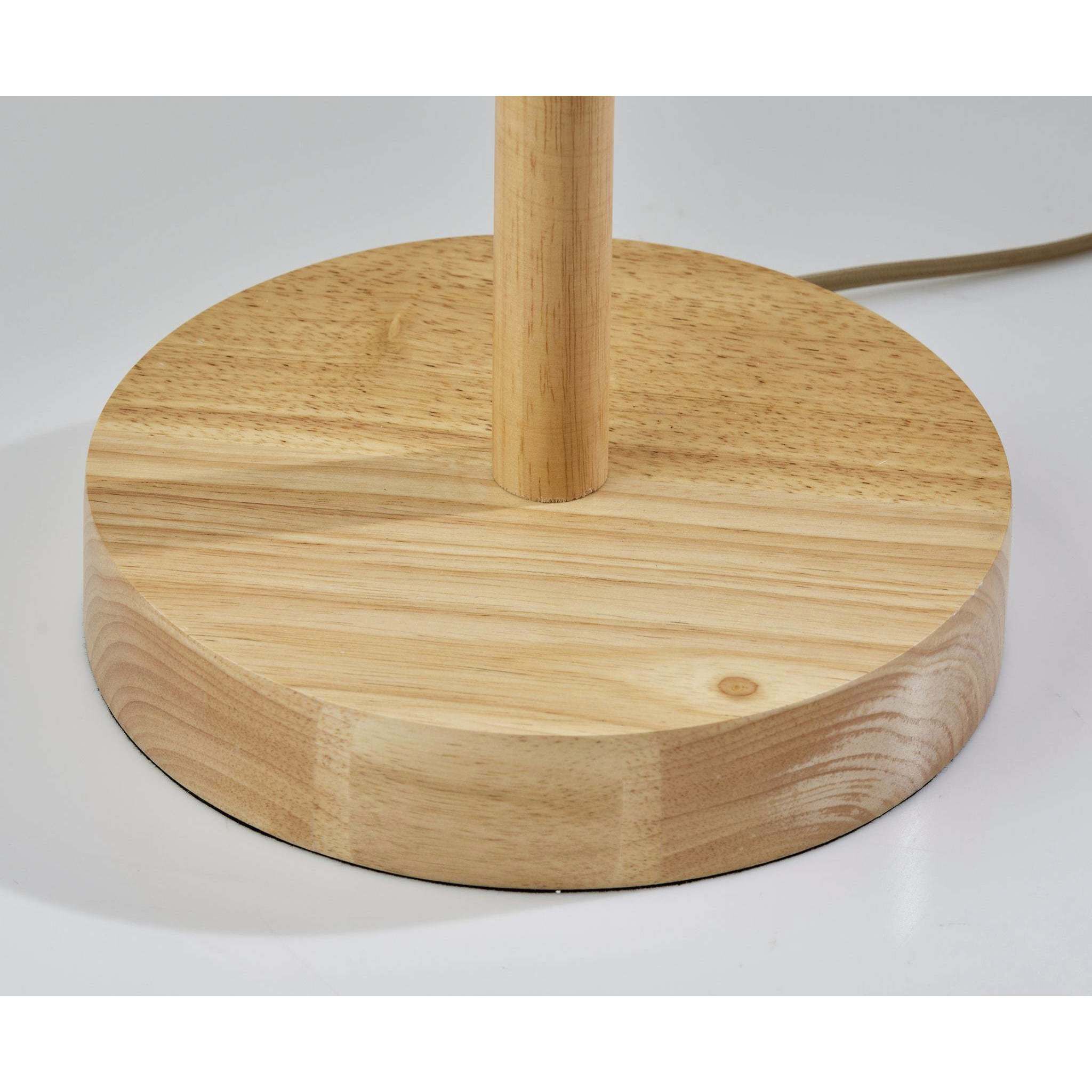 Mayfair 61 inch 100.00 watt Natural Wood Floor Lamp Portable Light