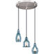 Millie LED 17.5 inch Satin Nickel and Oil Rubbed Bronze Mini Pendant Ceiling Light